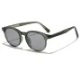 Слънчеви очила Techsuit Sunglasses (99046) - унисекс, кръгла TR90 рамка - Зелен