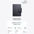 Смарт калъф за паспорт Mcdodo Smart Passport Holder Napa Pro (AT-4180) - Find My локатор, PU, 3 слота, 80-90dB, 220mAh - Черен