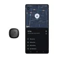 Смарт тракър Borofone (BC105) - съвместим с Google Find Hub, против загубване, сменяема батерия, за Android - Черен