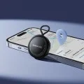 Смарт тракър Borofone Intelligent (BC104) - съвместим с Apple Find My, против загубване, до 12 месеца живот на батерията - Черен