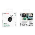 Смарт тракър Borofone Intelligent (BC104) - съвместим с Apple Find My, против загубване, до 12 месеца живот на батерията - Черен