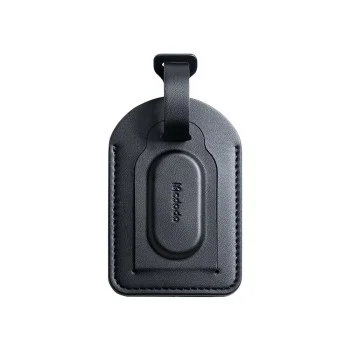 Смарт тракер Mcdodo Smart Tracker Napa Pro (AT-3790) - етикет за багаж, Find My, PU, 80-90dB, 220mAh - Черен