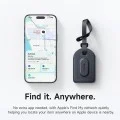 Смарт тракер Mcdodo Smart Tracker Napa Pro (AT-3790) - етикет за багаж, Find My, PU, 80-90dB, 220mAh - Черен