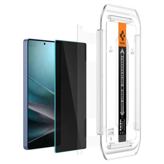 Spigen - Glas.tR EZ-FIT HD (2 Броя) - Samsung Galaxy S25 Ultra - Privacy (затъмнен под ъгъл)
