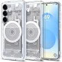 Spigen - Ultra Hybrid Zero One MagSafe - Samsung Galaxy S25 - Бял