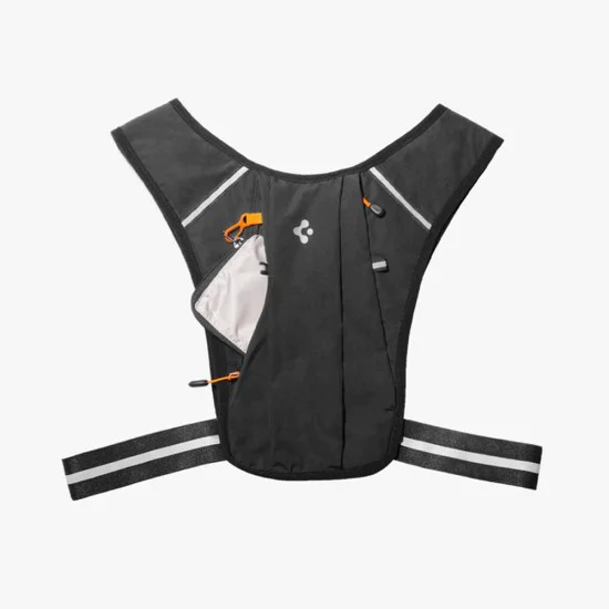 Спортна жилетка Spigen Running Vest Dynamic Shield™ A720 - Cordura найлон, светлоотразителна - Черна