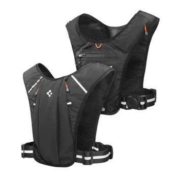 Спортна жилетка Spigen Running Vest Dynamic Shield™ A720 - Cordura найлон, светлоотразителна - Черна