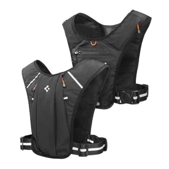Спортна жилетка Spigen Running Vest Dynamic Shield™ A720 - Cordura найлон, светлоотразителна - Черна