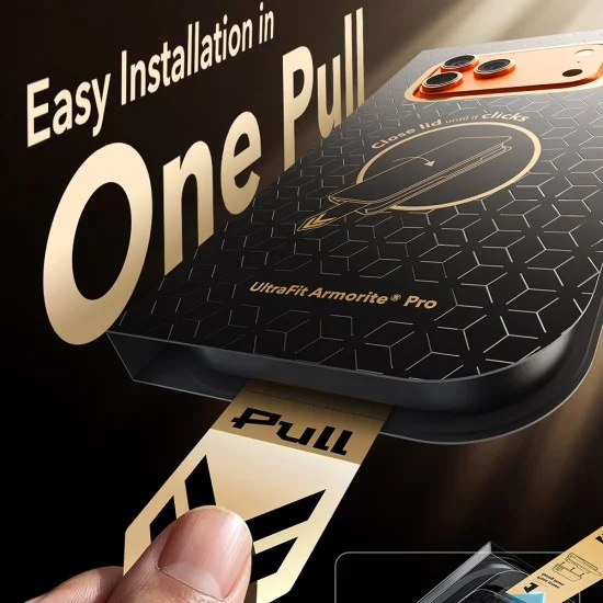 Стъклен протектор ESR Armorite Pro UltraFit - iPhone 18 Pro Max / iPhone 17 Pro Max - Черен