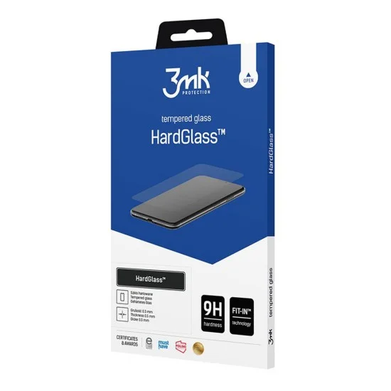 Стъклен протектор HardGlass 3mk - Honor 400 Smart 4G / 400 Smart 5G - Прозрачен