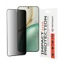 Стъклен протектор за Honor Magic8 Lite - Techsuit 111D Privacy Full Glue - Черен
