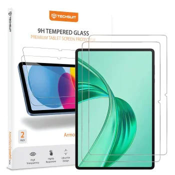 Стъклен протектор за Honor Pad X8a / Xiaomi Pad 6 - Techsuit ArmorGlass CrystalHD (2 броя) - Прозрачен