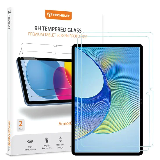 Стъклен протектор за Honor Pad X9 / X9a - Techsuit ArmorGlass CrystalHD (2 броя) - Прозрачен