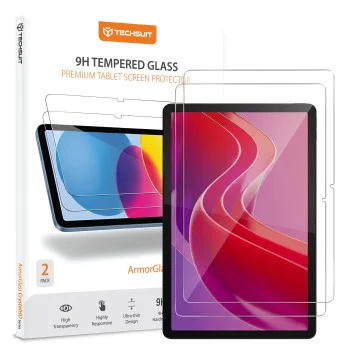 Стъклен протектор за Lenovo Tab M11 - Techsuit ArmorGlass CrystalHD (2 броя) - Прозрачен