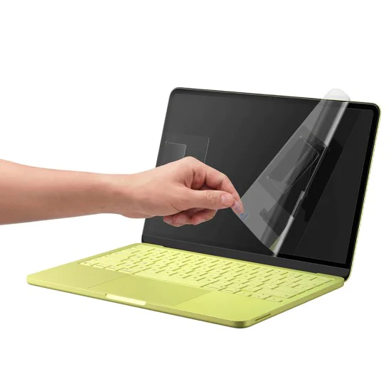Стъклен протектор за MacBook Neo 13 - Glas.tR Slim - Spigen - Черен