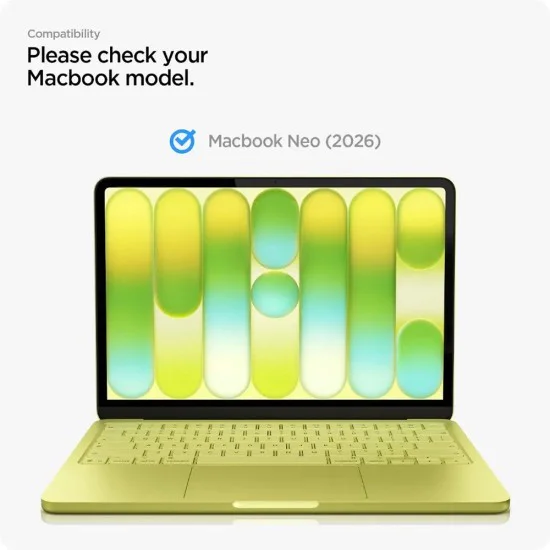 Стъклен протектор за MacBook Neo 13 - Glas.tR Slim - Spigen - Черен
