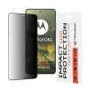 Стъклен протектор за Motorola Edge 70 - Techsuit 111D Privacy Full Glue - Черен