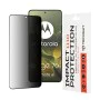 Стъклен протектор за Motorola Edge 70 - Techsuit 111D Privacy Full Glue - Черен