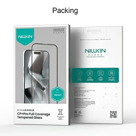 Стъклен протектор Nillkin CP+PRO Anti-Explosion - Samsung Galaxy A37 5G - Черен