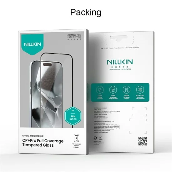 Стъклен протектор Nillkin CP+PRO Anti-Explosion - Samsung Galaxy S26 FE / Samsung Galaxy S25 FE - Черен