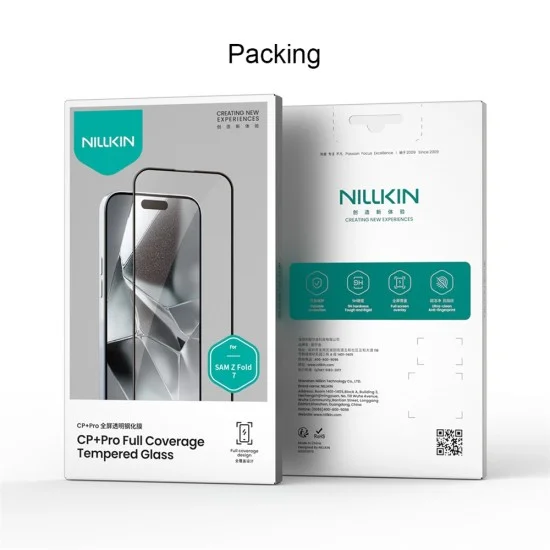 Стъклен протектор Nillkin CP+PRO Anti-Explosion - Samsung Galaxy Z Fold7 - Черен