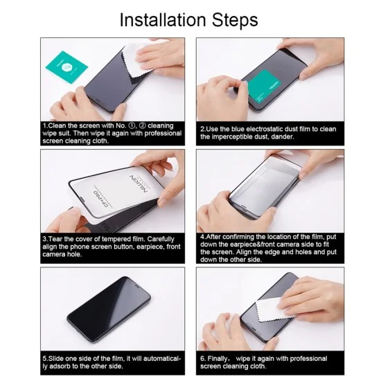 Стъклен протектор Nillkin CP+PRO Anti-Explosion - Xiaomi 17T - Черен