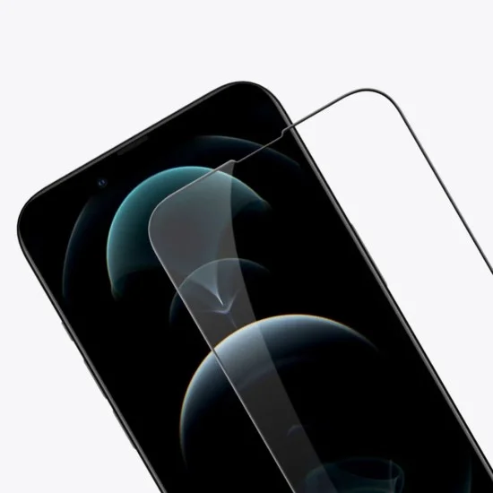 Стъклен протектор Nillkin CP+PRO Anti-Explosion - iPhone 13 / iPhone 13 Pro / iPhone 14 / iPhone 16e / iPhone 17e - Черен