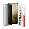Стъклен протектор за Oppo A6 4G / A6x 4G / 5G / A6k 4G - 111D Privacy Full Glue - Techsuit - Черен