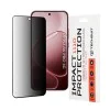 Стъклен протектор за Oppo A6 Pro 4G / 5G - Techsuit 111D Privacy Full Glue - Черен