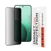 Стъклен протектор за Oppo Reno14 - Techsuit 111D Privacy Full Glue - Черен