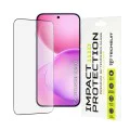 Стъклен протектор за Oppo Reno16 / Reno16 Pro - 111D Full Cover / Full Glue Glass - Techsuit - Черен