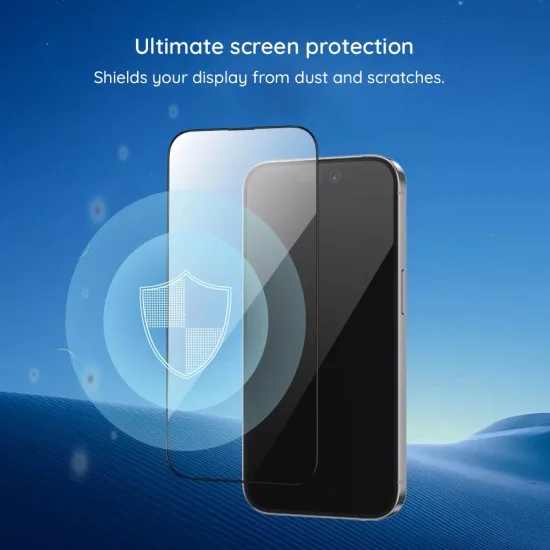 Стъклен протектор за Samsung Galaxy A27 5G / A37 5G / A57 5G - 2.5D Silk Full Cover HD Glass - Blueo - Черен