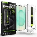 Стъклен протектор за Samsung Galaxy S26 Plus - Techsuit TitanGlass CrystalHD (2 броя) - Прозрачен