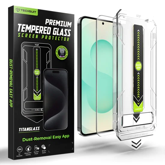 Стъклен протектор за Samsung Galaxy S26 Plus - Techsuit TitanGlass CrystalHD - Прозрачен