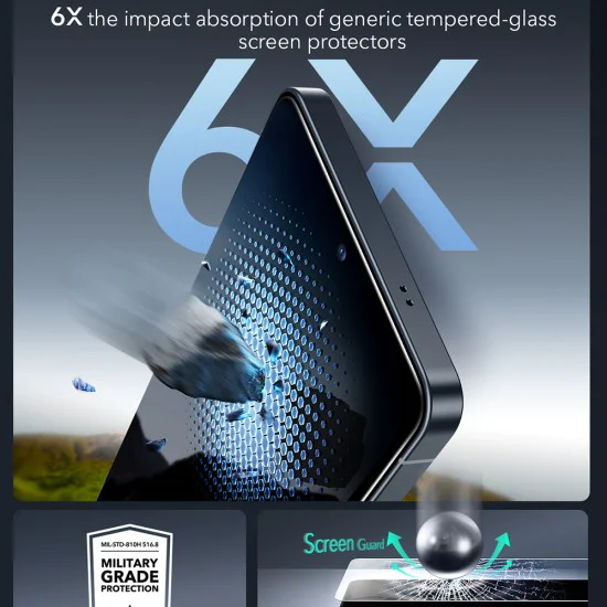 Стъклен протектор за Samsung Galaxy S26 Ultra - ESR Armorite (2 броя) - Прозрачен
