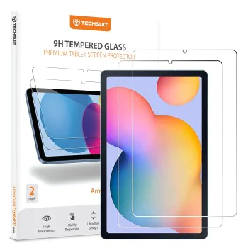 Стъклен протектор за Samsung Galaxy Tab S6 Lite - Techsuit ArmorGlass CrystalHD (2 броя) - Прозрачен