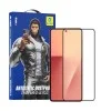 Стъклен протектор за Samsung Galaxy Z Flip7 / Z Flip8 - 2.5D Silk Full Cover HD Glass - Blueo - Черен