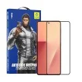 Стъклен протектор за Samsung Galaxy Z Flip7 / Z Flip8 - 2.5D Silk Full Cover HD Glass - Blueo - Черен