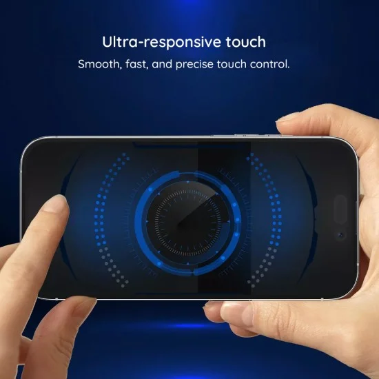 Стъклен протектор за Samsung Galaxy Z Flip7 / Z Flip8 - 2.5D Silk Full Cover HD Glass - Blueo - Черен