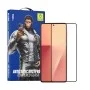 Стъклен протектор за Samsung Galaxy Z Flip7 / Z Flip8 - 2.5D Silk Full Cover HD Glass - Blueo - Черен