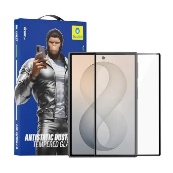 Стъклен протектор за Samsung Galaxy Z Fold8 - 2.5D Silk Full Cover HD Glass - Blueo - Черен