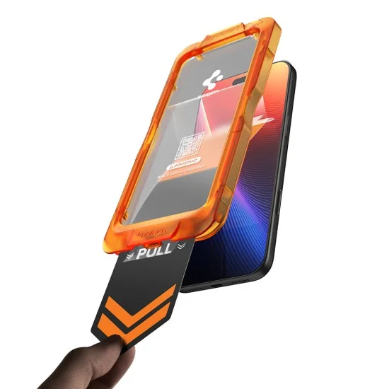 Стъклен протектор Spigen - (2 бр.) Glas.tR AlignMaster S (AGL10105) - iPhone 18 Pro / iPhone 17 Pro - Прозрачен