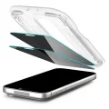 Стъклен протектор Spigen (2 бр.) Glas.tR EZ-FIT Pro HD (AGL12027) - iPhone 18 Pro - Поверителен / Privacy