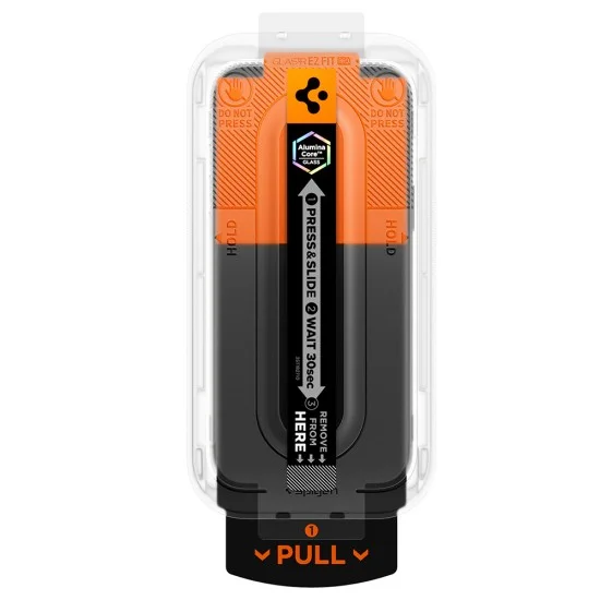 Стъклен протектор Spigen - (2 бр.) Glas.tR EZ-FIT Pro HD (AGL12047) - iPhone 18 Pro / iPhone 17 Pro / iPhone 17 / iPhone 16 Pro - Прозрачен