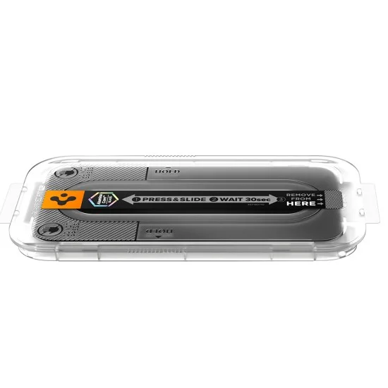 Стъклен протектор Spigen - (2 бр.) Glas.tR EZ-FIT Pro HD (AGL12047) - iPhone 18 Pro / iPhone 17 Pro / iPhone 17 / iPhone 16 Pro - Прозрачен