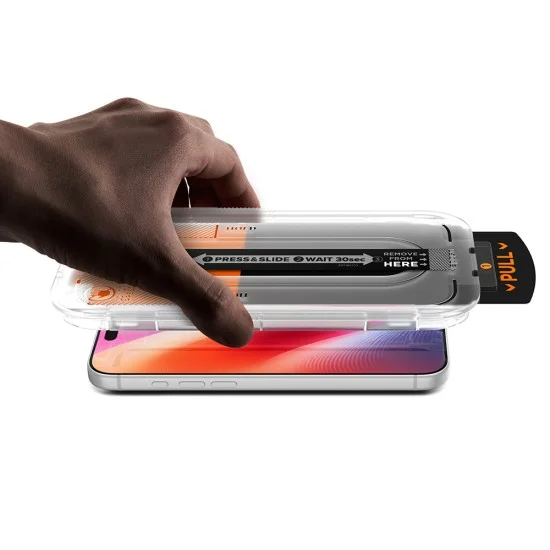 Стъклен протектор Spigen - (2 бр.) Glas.tR EZ-FIT Pro HD (AGL12048) - iPhone 18 Pro Max / iPhone 17 Pro Max / iPhone 16 Pro Max - Прозрачен