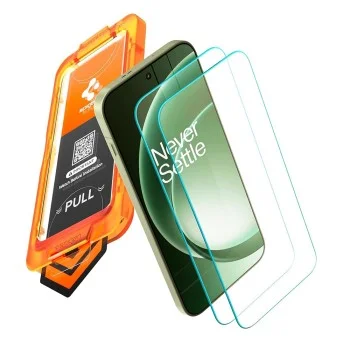 Стъклен протектор Spigen Glas.tR Align Master S (2 броя в комплект) (AGL11398) - OnePlus 15R - Прозрачен