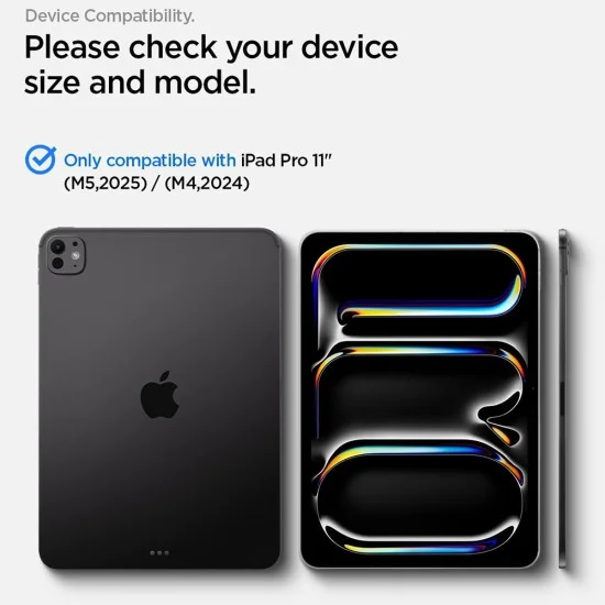 Стъклен протектор Spigen Glas.tR AlignMaster T (AGL11699) - iPad Pro 11 (2024/2025) - Прозрачен
