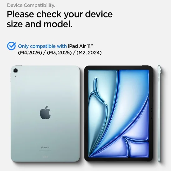 Стъклен протектор Spigen Glas.tR AlignMaster T (AGL11701) - iPad Air 11 (2026/2025/2024) - Прозрачен