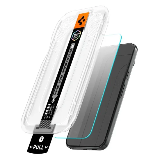 Стъклен протектор Spigen Glas.tR EZ-FIT Pro (AGL11480) (2 броя в комплект) - Google Pixel 11 / Pixel 11 Pro - Прозрачен